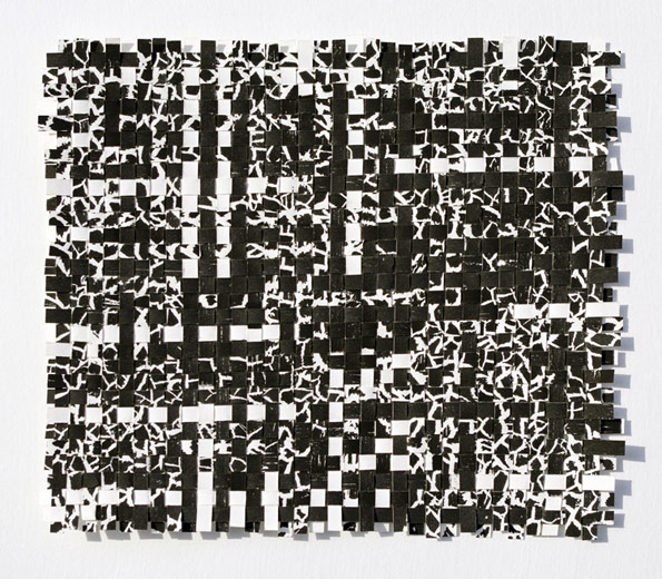 Woven Doily woodcut II, 8.5x9.5, woodcut